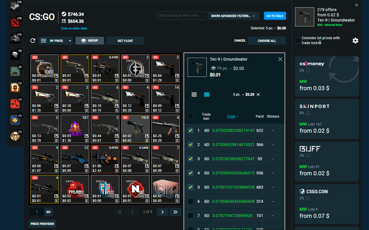 Steam Inventory Calculator preview